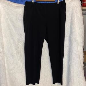Chico's Women's Size 3 Short Black Pants Trousers